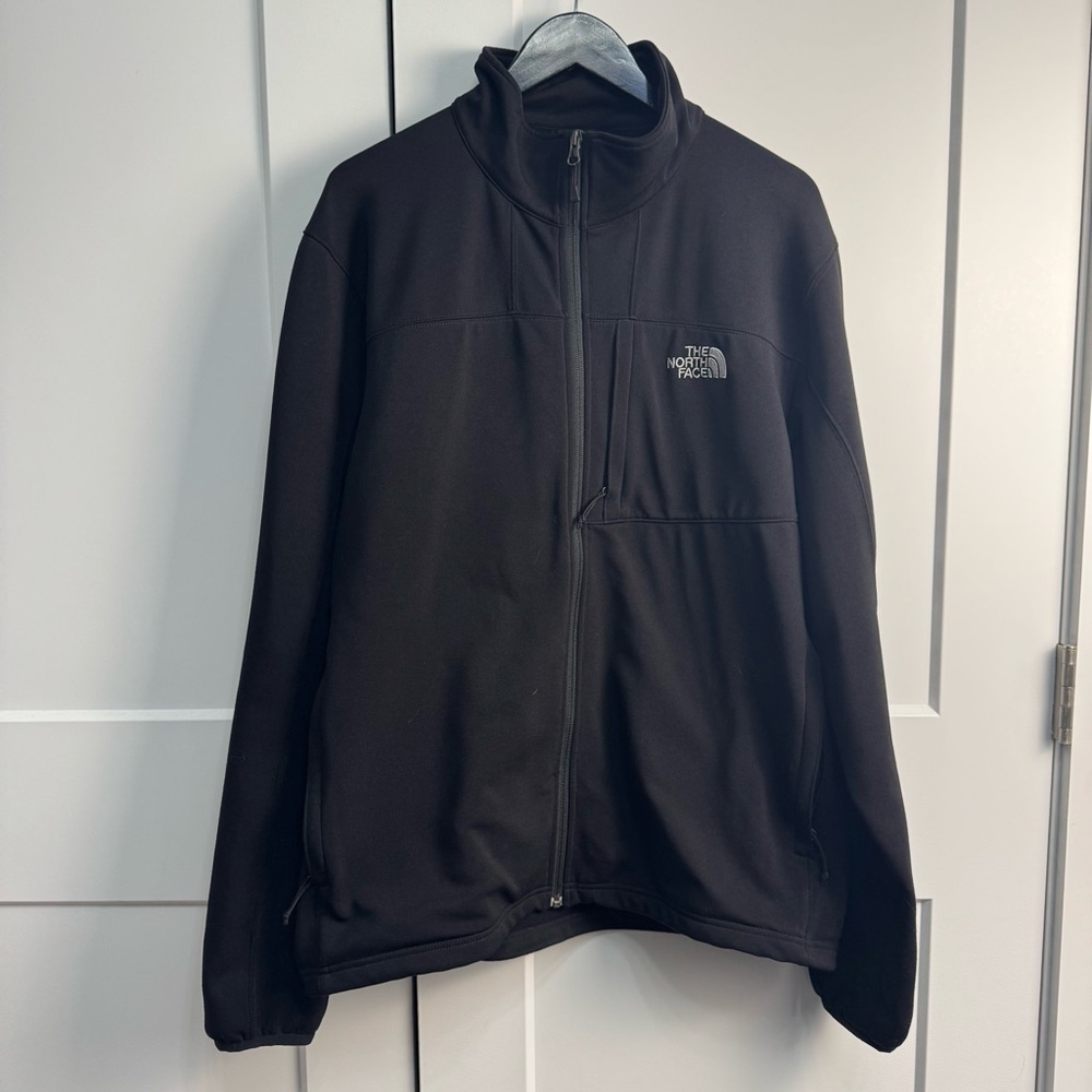 THE NORTH FACE Men's Apex Bionic Jacket Black Size XL Softshell Coat Zip Up